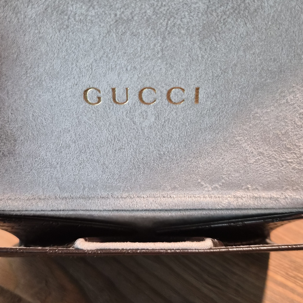 Gucci Brown Eyeglass  Case